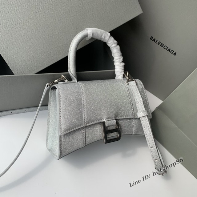 Balenciaga專櫃爆款手提女包 巴黎世家2022春季最新款小號滿天星Hourglass沙漏包 fyj1142